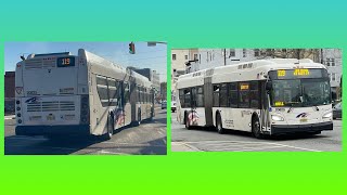 NJ Transit 119 JERSEY CITY VIA CENTRALTONNELLE JFK BLVD AND PAMRAPO AVENUE NFI XD60 20825 [upl. by Nedyaj]