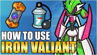 Best Iron Valiant Moveset Guide  How To Use Iron Valiant Competitive Booster Energy Scarlet Violet [upl. by Nawuq]