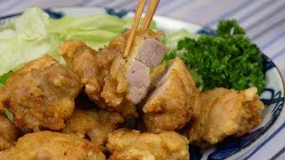 Double Fried Chicken Karaage Recipe Crispy and Juicy Japanese Fried Chicken  Cooking with Dog [upl. by Inoek77]