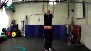 Pull Ups kipping w rubber band [upl. by Reider]