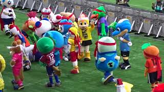 Jリーグマスコット運動会 玉転がし【ＦＵＪＩＦＩＬＭ ＳＵＰＥＲ ＣＵＰ ２０２４】20240217 [upl. by Aryahay]