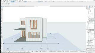 archicad ile mimari proje çizimi 3 [upl. by Ahsiuq464]