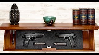 Tactical Traps  Locking Hidden Gun Shelf [upl. by Ekaterina]