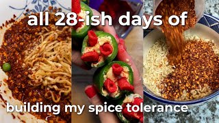 I built my spice tolerance to take on spicy noodles Full Compilation [upl. by Liu]