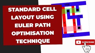 Standard Cell Layout Using Euler Path Optimisation demonstrated in Cadence Virtuoso [upl. by Schnapp]