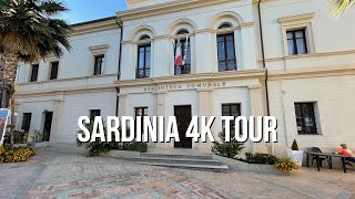 Olbia Costa Smeralda City walking virtual tour Sardinia 4K Прогулка по городу Ольбия Сардиния [upl. by Acirtal]