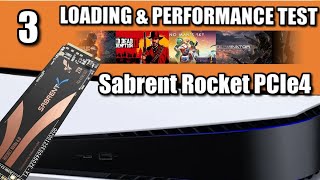 Sabrent Rocket PCIe 40 PS5 Test 3 [upl. by Brower]