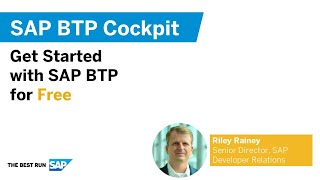 SAP BTP Cockpit Get Started with SAP BTP [upl. by Dressler755]