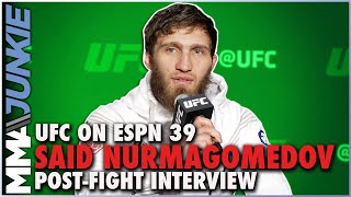 Said Nurmagomedov Ready For Any Opponent In October Return  UFC on ESPN 39 [upl. by Buffo]