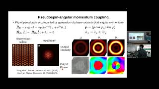 Daniel Leykam Pseudospin and Partially Flat Bands in Chiral Borophene Photonic Lattices [upl. by Fulviah270]