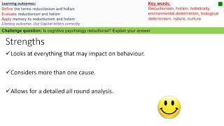 GCSE Memory Reductionism and holism [upl. by Egamlat]