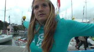 Mini Transat 2015 dockside tour with Nikki Curwen Part 1 [upl. by Ehud]