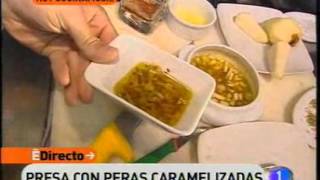 Receta de Presa con peras caramelizadas ED [upl. by Claudia]