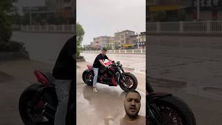 Modified harley bike automobile harley streetrod shorts rider bike greenscreen trending [upl. by Anole796]