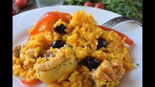 Arroz con pollo y aceitunas negras PARA TRIUNFAR [upl. by Chiarra]