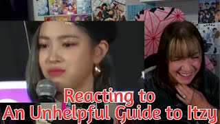 Reacting to an Unhelpful Guide to Itzy [upl. by Cardwell]