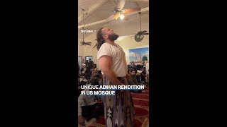 Unique Adhan rendition in US mosque goes viral [upl. by Barny]