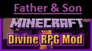 Minecraft Divine RPG Ep2  We gotta get out [upl. by Tnomal496]