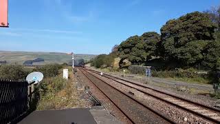 Tangmere Storms past Garsdale on the Settle and Carlisle Northern belle Saturday 31st August 2024 [upl. by Etterrag]