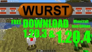 DOWNLOAD WURST Hacked Client  1203 amp 1204  Minecraft Java Edition [upl. by Kellie]