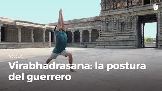 Virabhadrasana postura del guerrero  Yoga [upl. by Asilec]