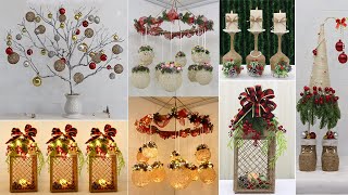 8 Jute craft Christmas decorations ideas  Christmas decoration ideas [upl. by Eruot]