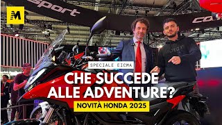 Honda le novità adventure per il 2025  EICMA 2024 [upl. by Huskey]