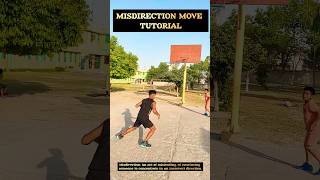 MISDIRECTION MOVE TUTORIAL IN HINDI 🤯🤯 basketballtraining basketball shorts [upl. by Houser]