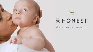 Honest Company Newborn Dry Wipes Video  Honest® [upl. by Herson594]