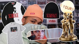 SUPREME x SCARFACE DROPS TOMORROW FW17 WEEK 8 [upl. by Marve]