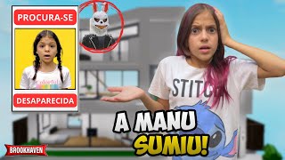 MANU A PRIMA CHATA DESAPARECEU NO BROOKHAVEN roblox Jéssica sousa games [upl. by Alacim]