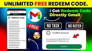 😍 Free Redeem Code 💎 Free Redeem Code App  Google Play Redeem Code Earning App  Redeem Code App [upl. by Rehpotsirk291]