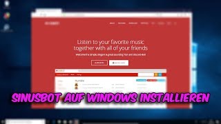 Sinusbot auf Windows installieren  Teamspeak3Version [upl. by Aramas]