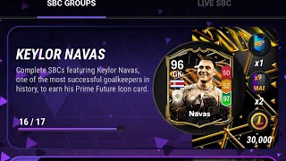 KEYLOR NAVAS 96 RATED MADFUT ICON  ALL 17 MADFUT SOLUTIONS  MADFUT ICON SBC SOLUTION  MADFUT 24 [upl. by Stephana]