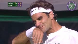 The Best Game Ever Andy Murray v Roger Federer 2015 SemiFinal [upl. by Seften463]