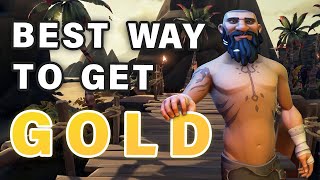 Best Way to get GOLD in Sea of Thieves  Solo or New Player ► Sea of Thieves [upl. by Straus]