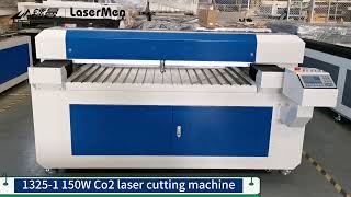 【LaserMen】LM13251 150w Co2 laser cutting engraving machine [upl. by Haisoj630]