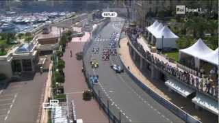 GP2 Montecarlo Monaco RACE 2 Huge Start crash 26052012 [upl. by Xed]