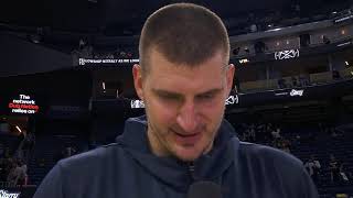 Nikola Jokic says his teammates didn’t get him anything on his birthday🤣 [upl. by Anihtyc]