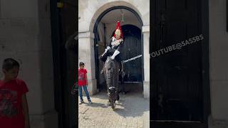 That Was Not a Wise Move Made the Kings Guard Very Uncomfortable 😳👑  Royal Horse Guards [upl. by Hirasuna]