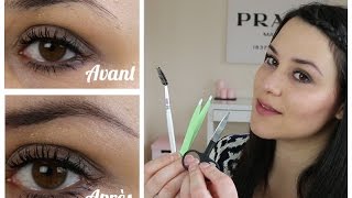 MA ROUTINE SOURCILS  Épilation  maquillage  Cyrielle [upl. by Brianna62]