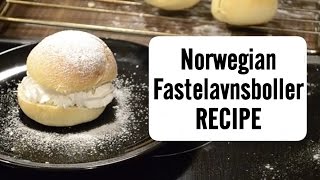 Recipe  Vegan Norwegian Fastelavnsboller  Carnival Buns [upl. by Marb]