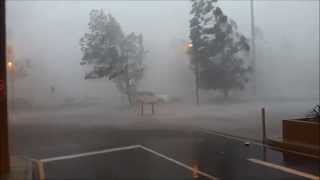 Brisbane Hail Storm video 1  University of Queensland St Lucia  27 November 2014 [upl. by Witkin]