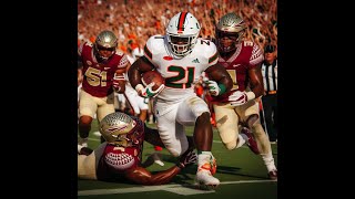 JORDAN LYLE  MIAMI RB GOT ZOOM  🟧🟩 [upl. by Herates]