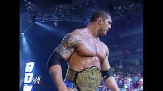 Eddie Guerrero amp Batista VS MNM Smackdown Tag Team Match [upl. by Staford]