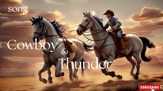 Cowboy and Thunder English song  Wild Mustang [upl. by Noellyn]