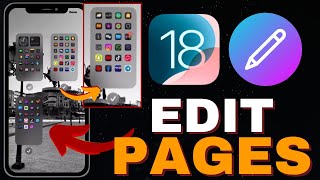 iOS 18 How to Edit Your Home Screen Pages [upl. by Oemac]