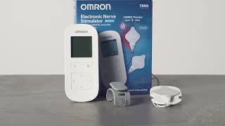 OMRON HVF311 TENS THERAPY DEVICE WITH HEAT  Smart Wellness [upl. by Hanni695]