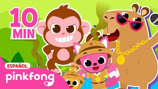 TODO Pinkfong y Ninimo Canciones de la Selva  Canciones de Animales  Pinkfong en español [upl. by Swihart297]