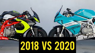 2018 vs 2020 Ohvale GP0 190cc [upl. by Latta395]